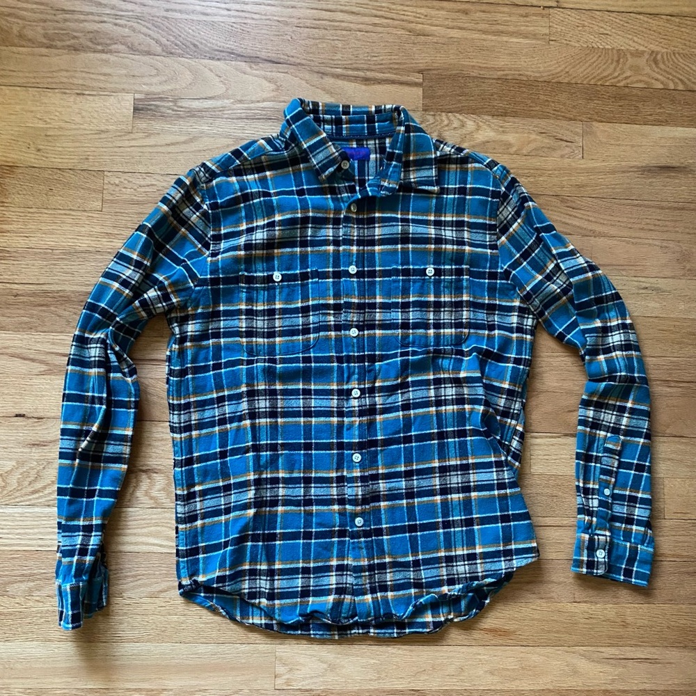 Blue Plaid Shirt